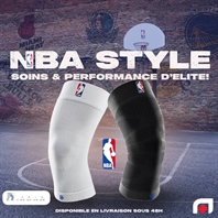 Cliquez sur l’image pour voir les détails du produit :Support Genou Sport Compression Bauerfeind NBA