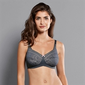 Cliquez sur l’image pour voir les détails du produit :Soutien-gorge pour prothèses, Fleur Anthracite