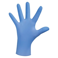 Cliquez sur l’image pour voir les détails du produit :Gant en nitrile bleu non poudré, L