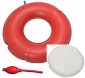 Cliquez sur l’image pour voir les détails du produit :Coussin Rond Troue A Gonfler avec Housse et Pompe