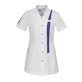 Cliquez sur l’image pour voir les détails du produit :Tunique Lara, Blanc et mauve, S