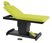 Cliquez sur l’image pour voir les détails du produit :C6102W Table électrique piètement central wengué 2 plans