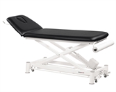 Cliquez sur l’image pour voir les détails du produit :C7533 Table électrique ciseaux blanc 2 plans 62x207