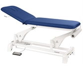 Cliquez sur l’image pour voir les détails du produit :C3553 Table électrique bielle blanche 2 plans 62x188